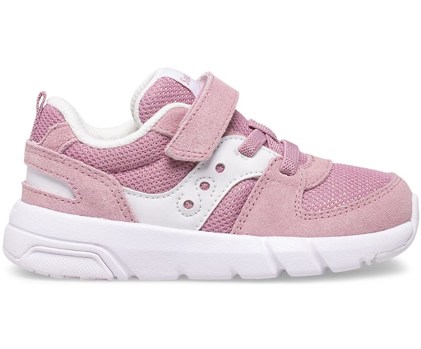 Saucony Jazz Lite 2.0 Sneakers Barn Rosa Vita | Sverige 417BEX